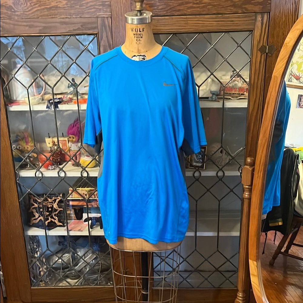 Nike Bright Blue Athletic Dri-FIT Tee